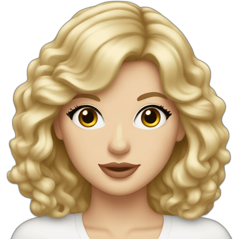 Taylor Swift. Blonde Woman. emoji