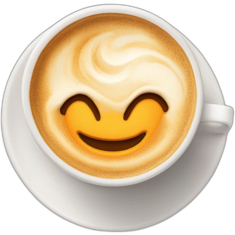 pampkin latte in tazza emoji