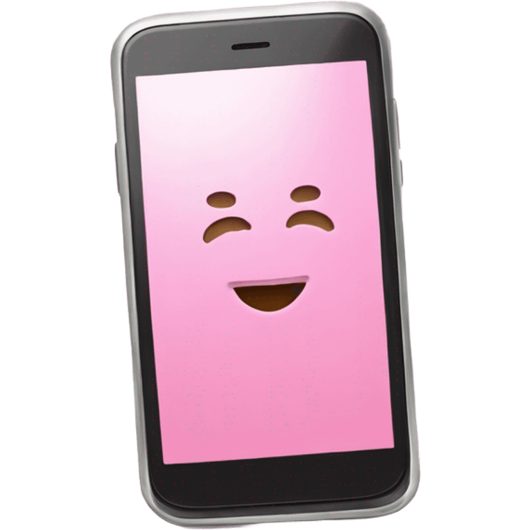 pink phone  emoji