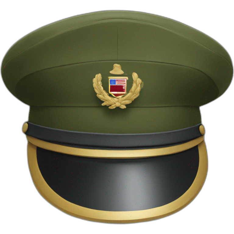 Military cap emoji