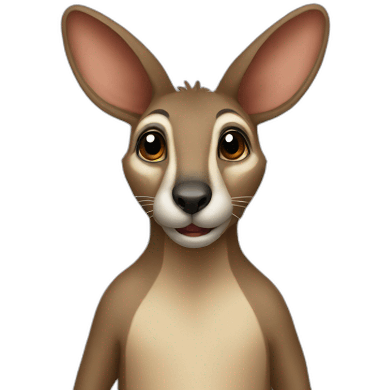 Un kangourou emoji