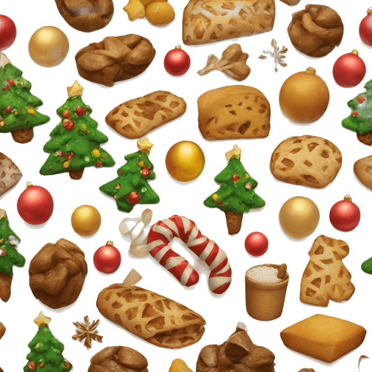 Christmas food  emoji