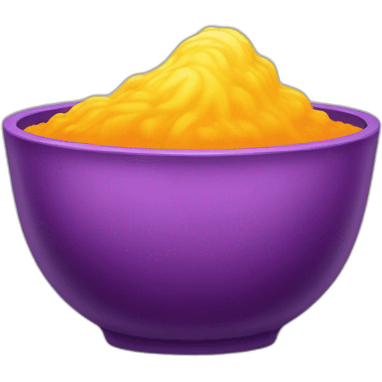 Bowl of dye emoji