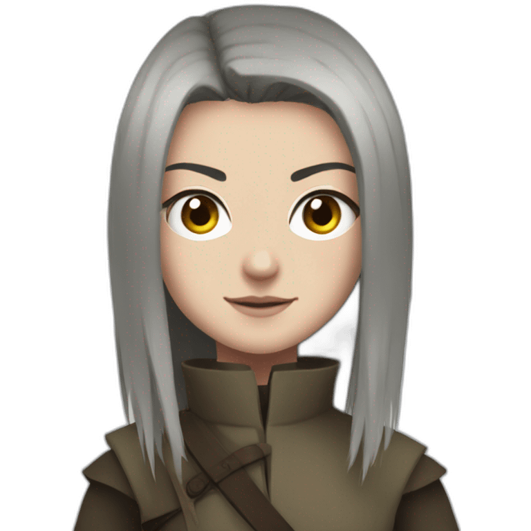 Arya Stark naruto's styled emoji