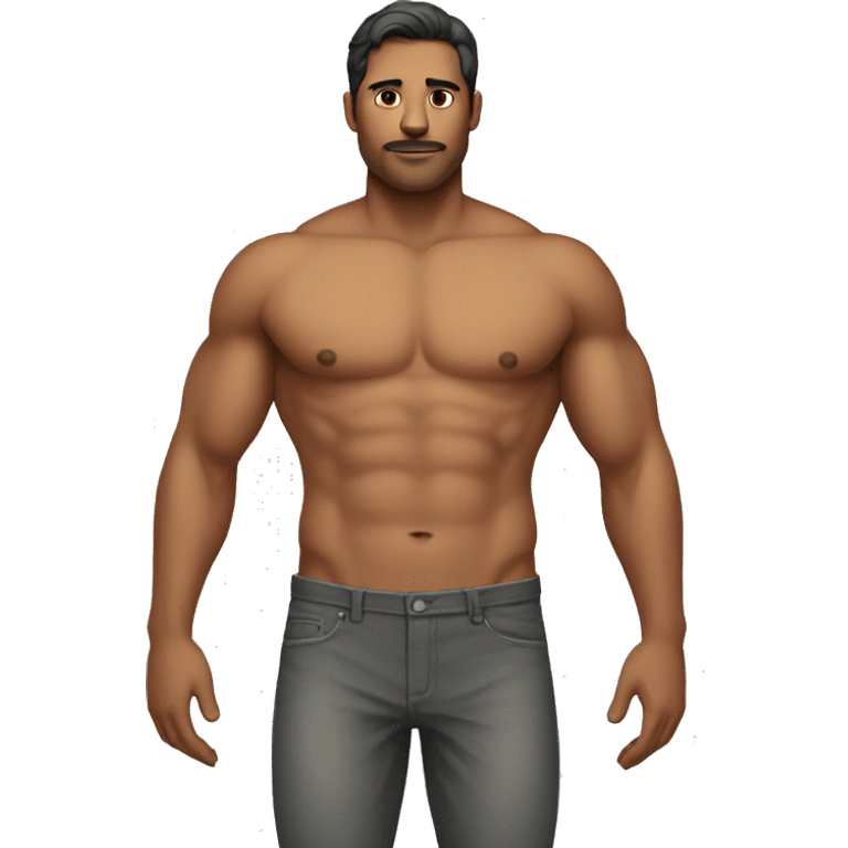 Masculine Abdomen emoji