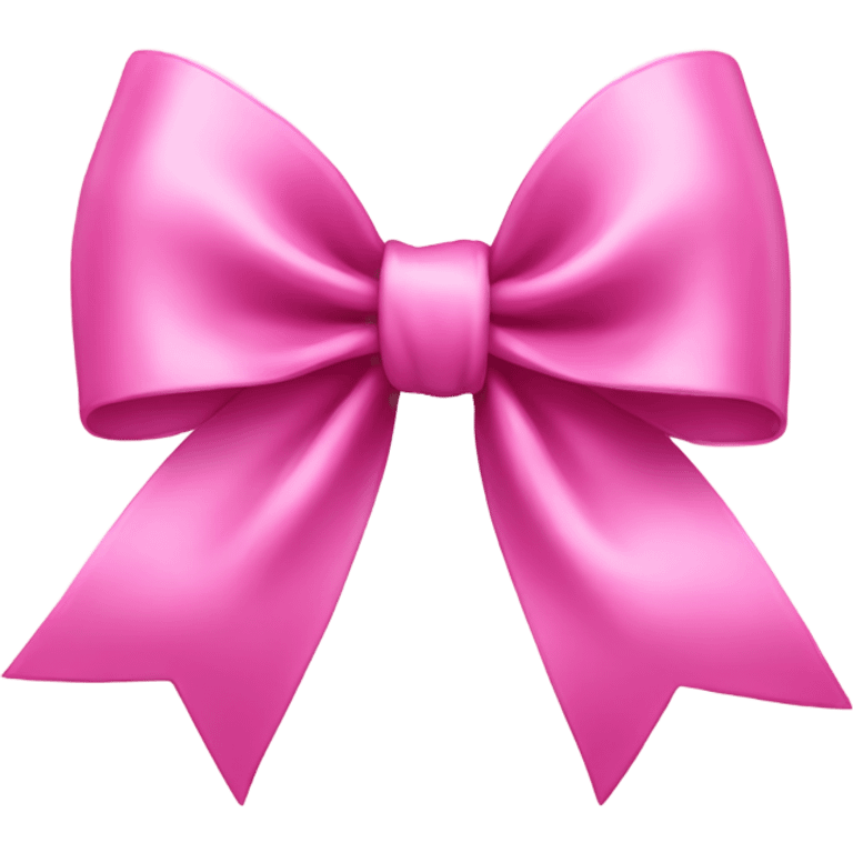 pink bow  emoji