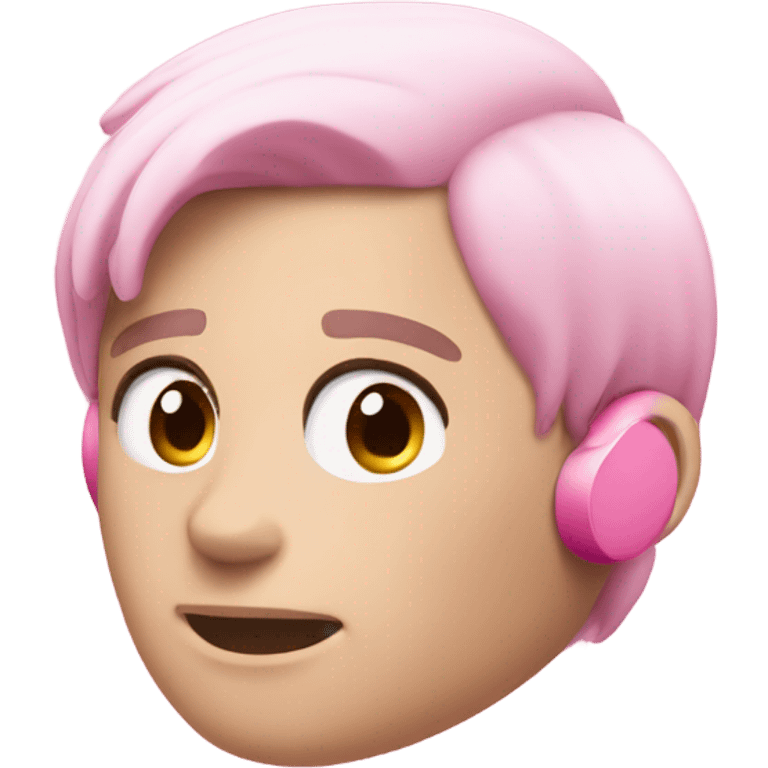 Fully pink AirPods Pro emoji