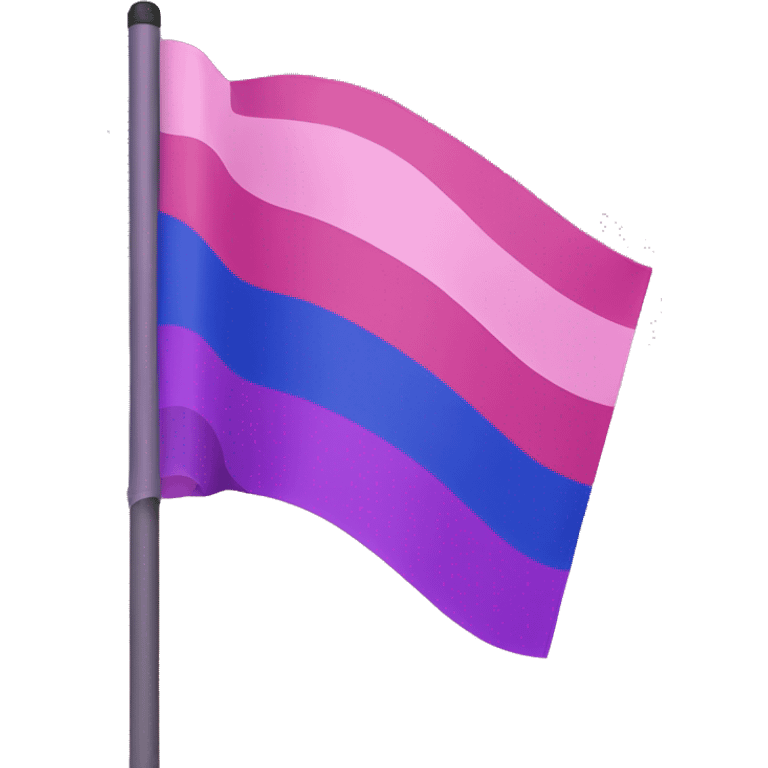 Bisexual pride flag emoji