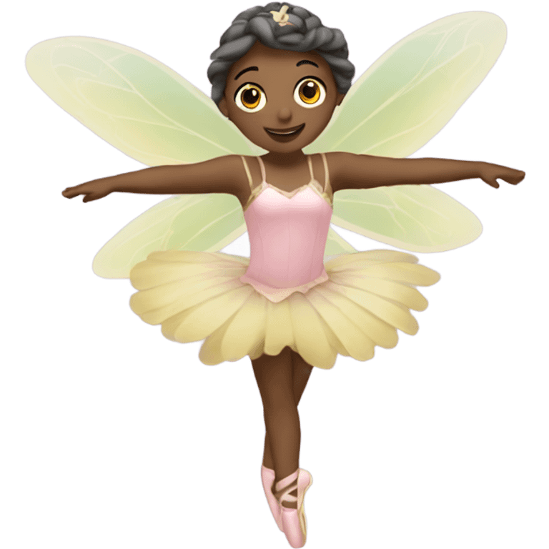 fairy with ballet emoji