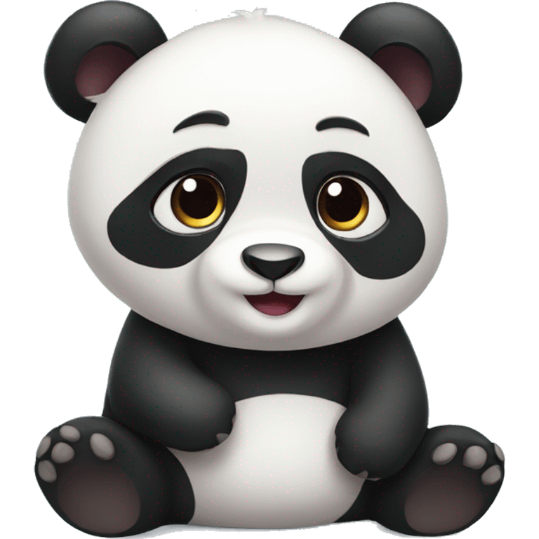 Cute panda emoji