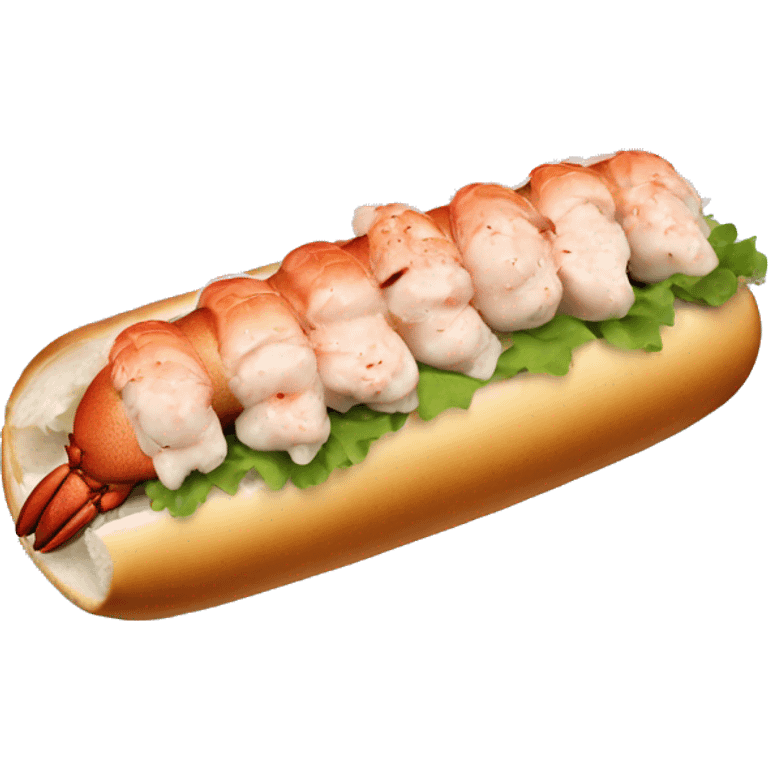 Cold lobster roll emoji