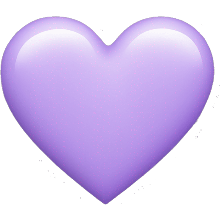 Light purple heart emoji