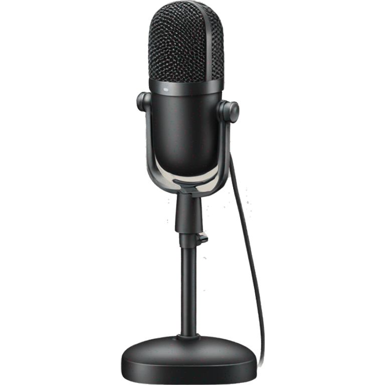 standing desk microphone emoji