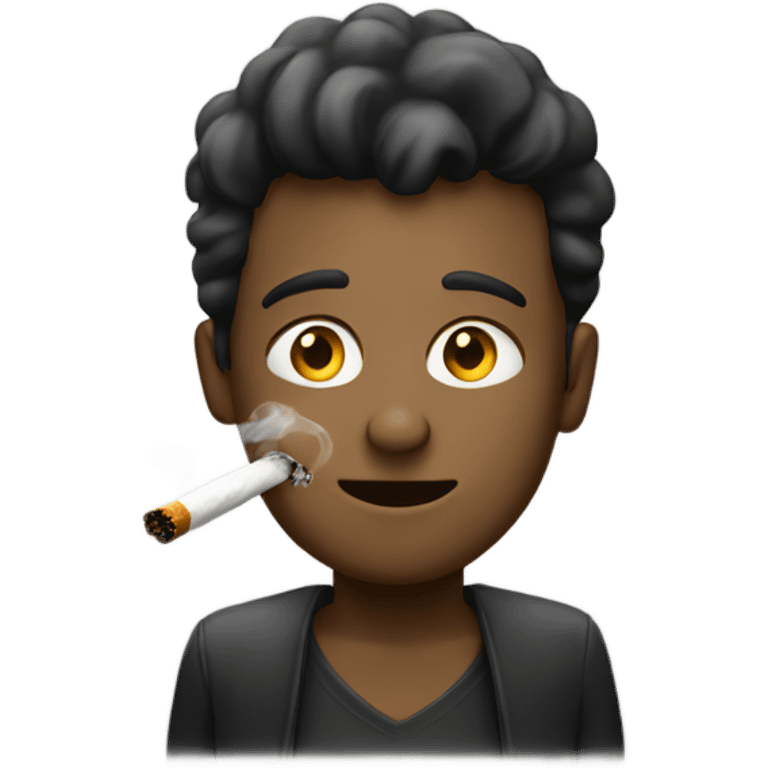 friend smoking  emoji