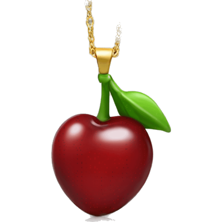 Cherry necklace  emoji