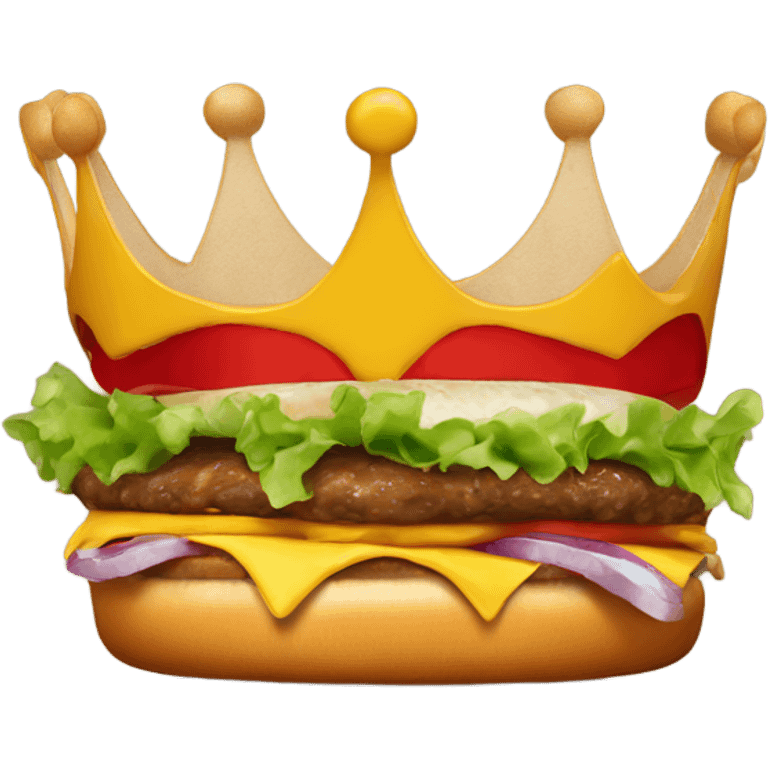 Burger King crown emoji