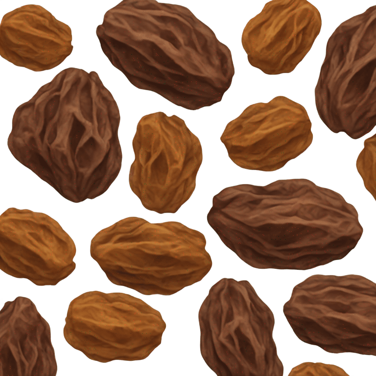 dried raisin emoji