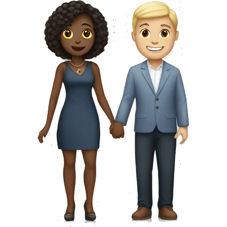 white couple on a date emoji