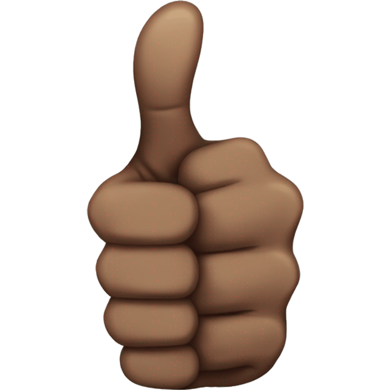 Black thumbs up emoji