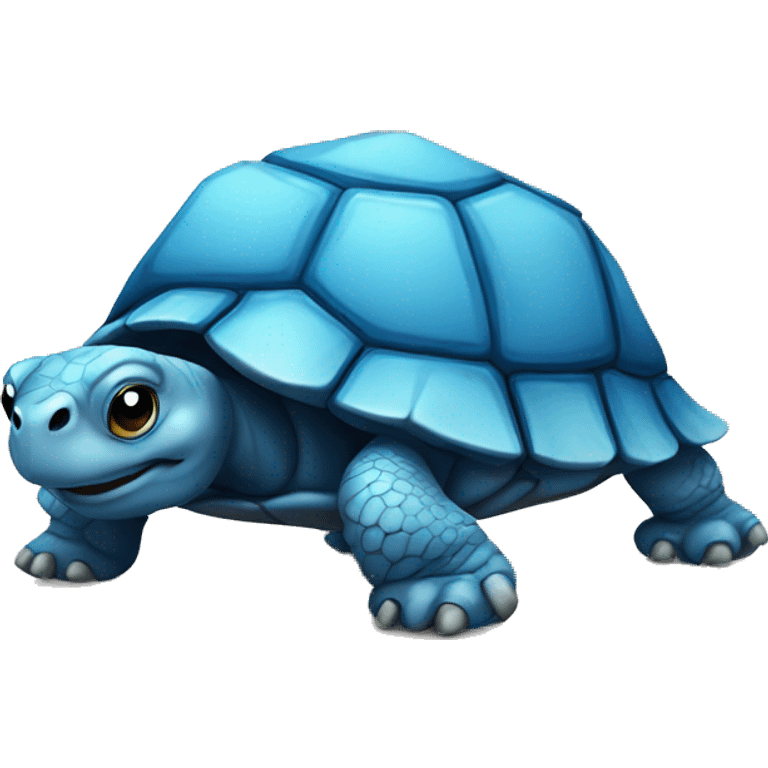 Blue tortoise emoji