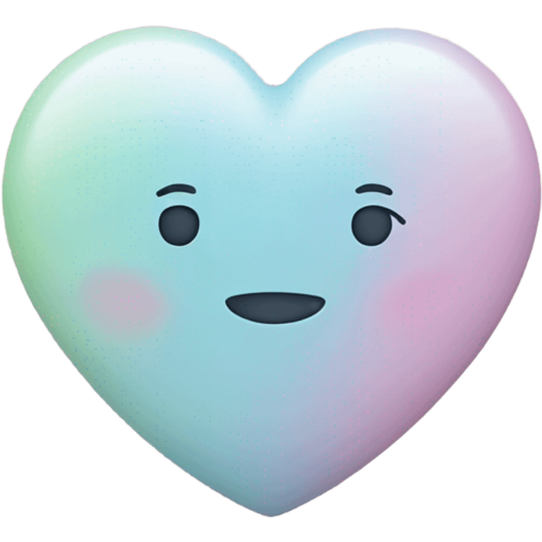 Pastel heart emoji