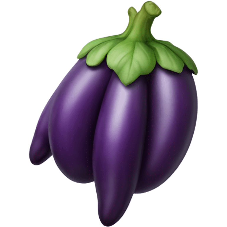 Eggplant hand  emoji