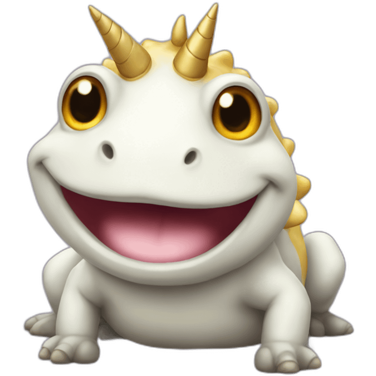 happy unicorn-toad emoji