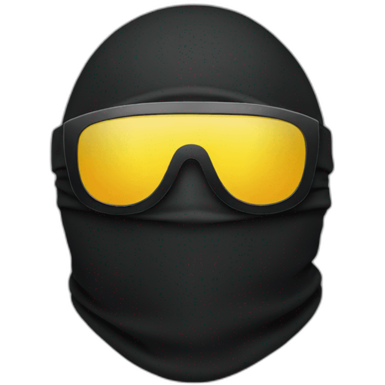 balaclava sunglasses emoji