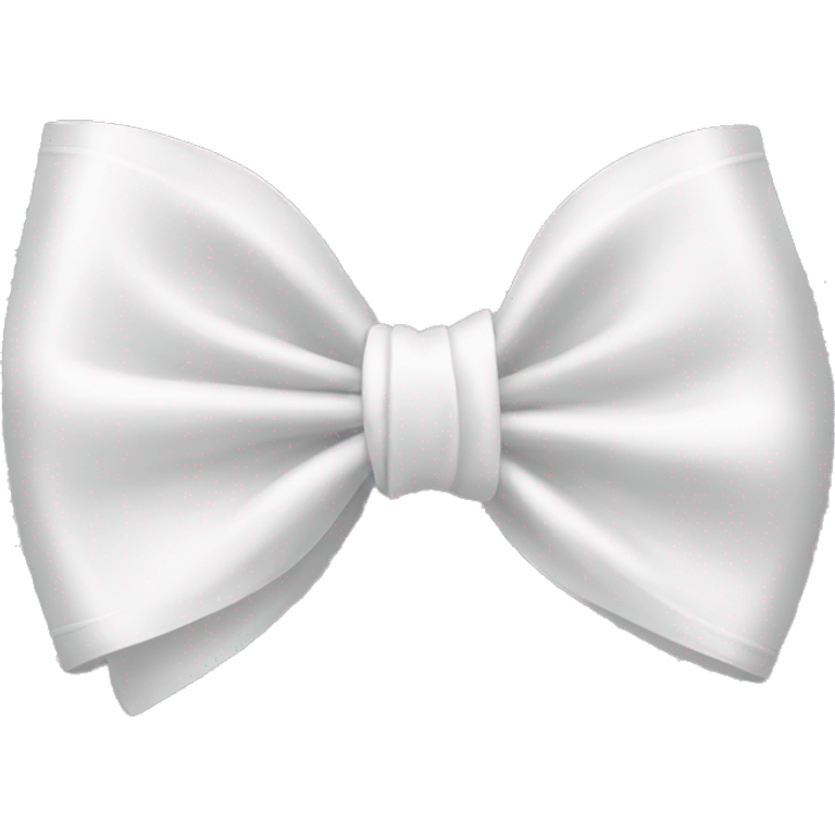 White bow ￼ emoji