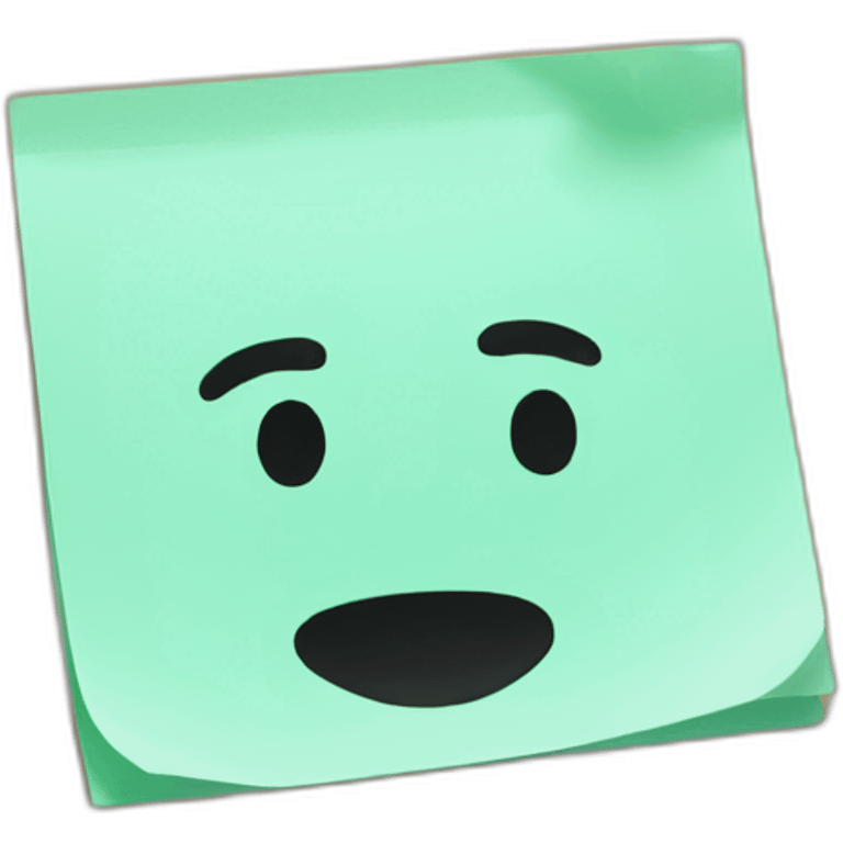 post-it emoji