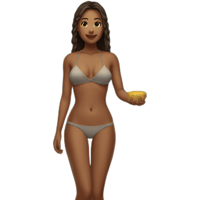 full body beauty-in-a-small-bikini emoji