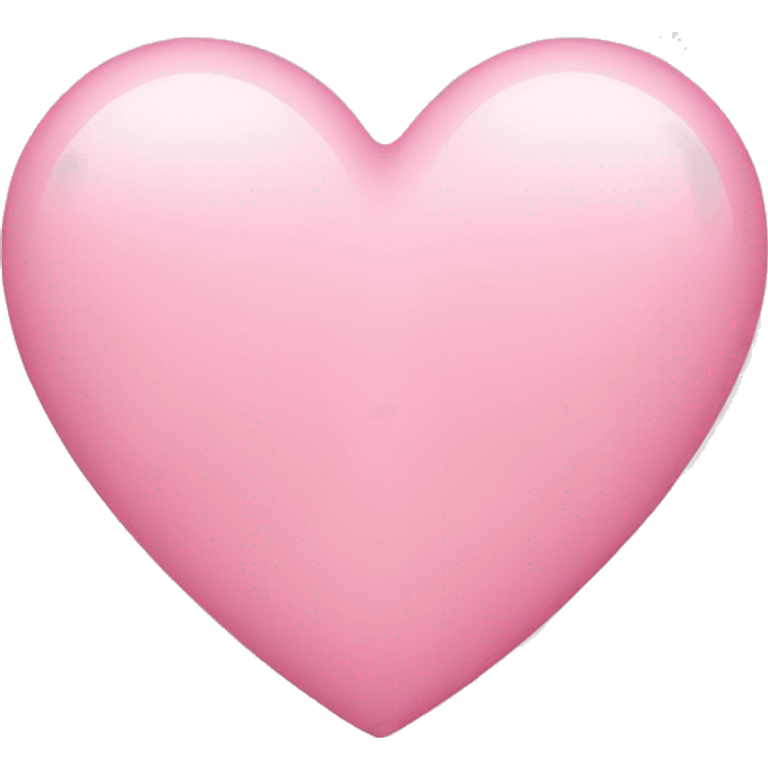 Lightpink heart  emoji