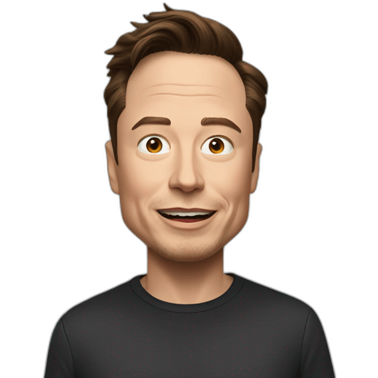 falling elon musk emoji