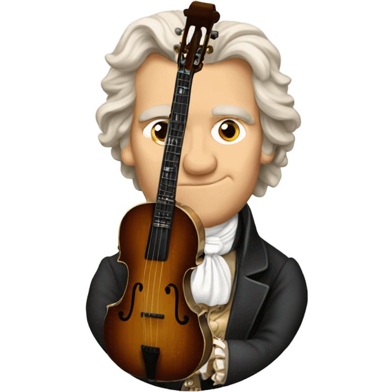 Beethoven big head banjo emoji