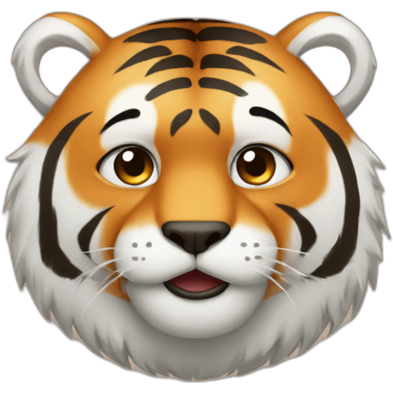 TIGER MIXED WITH A BEAR emoji