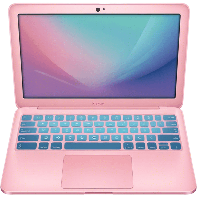 pastel laptop emoji