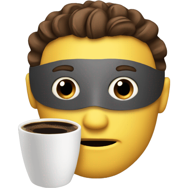 elon mask holdıng a coffe emoji