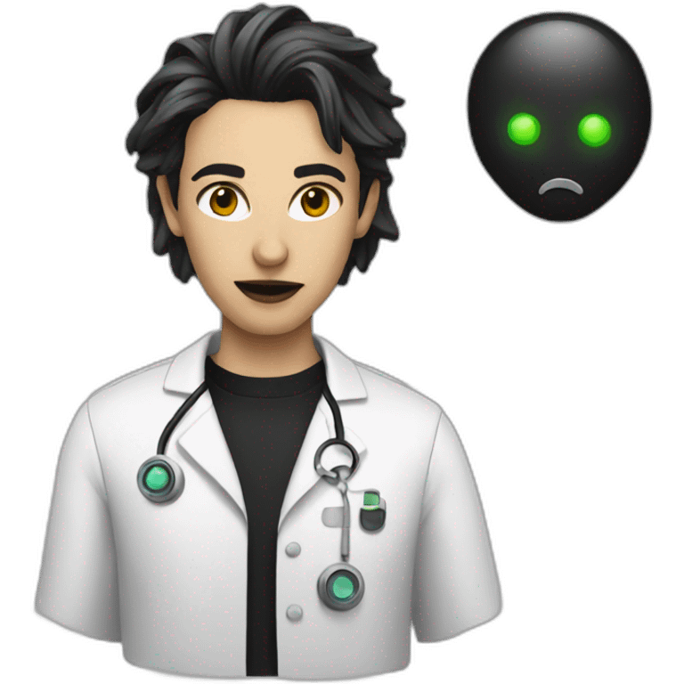 goth biotechnologist emoji