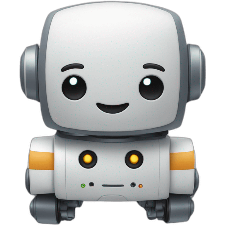 robot traveling emoji