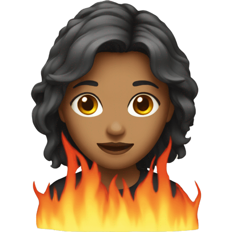 female fire emoji