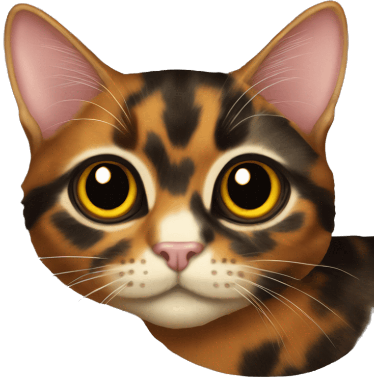 tortoiseshell cat  emoji