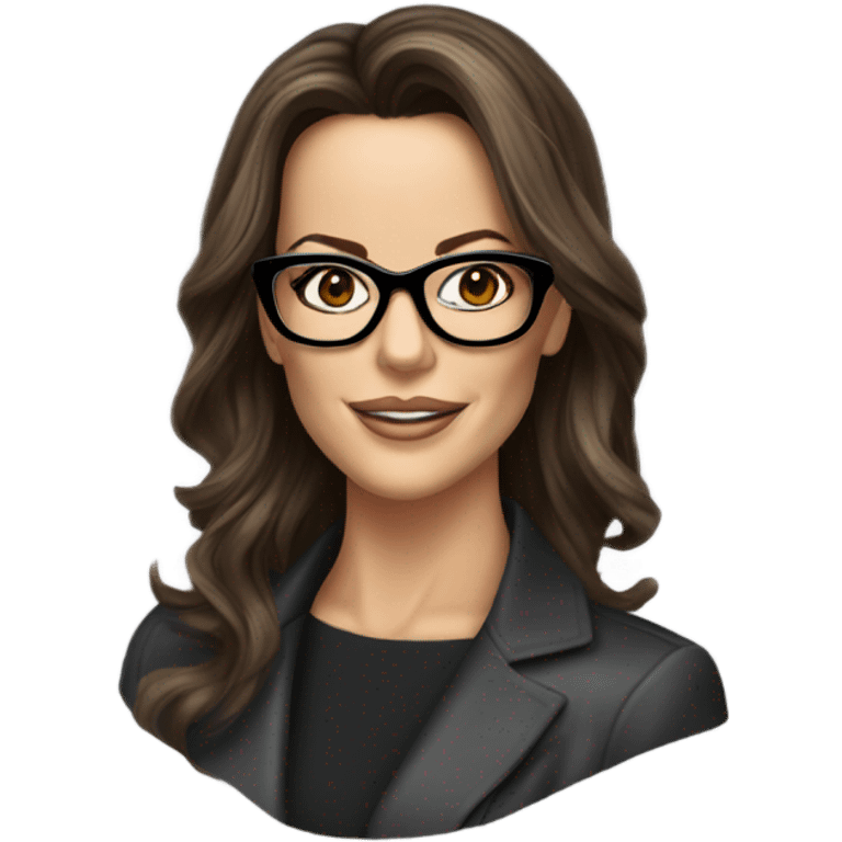 Kate Beckinsale with glasses  emoji