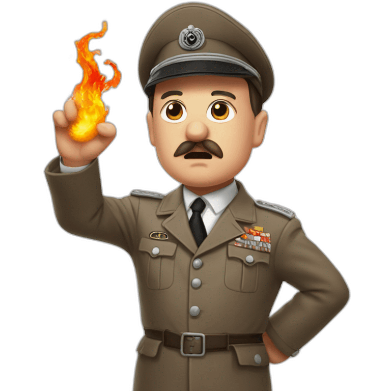 Hitler et dracaufeu qui dansent emoji