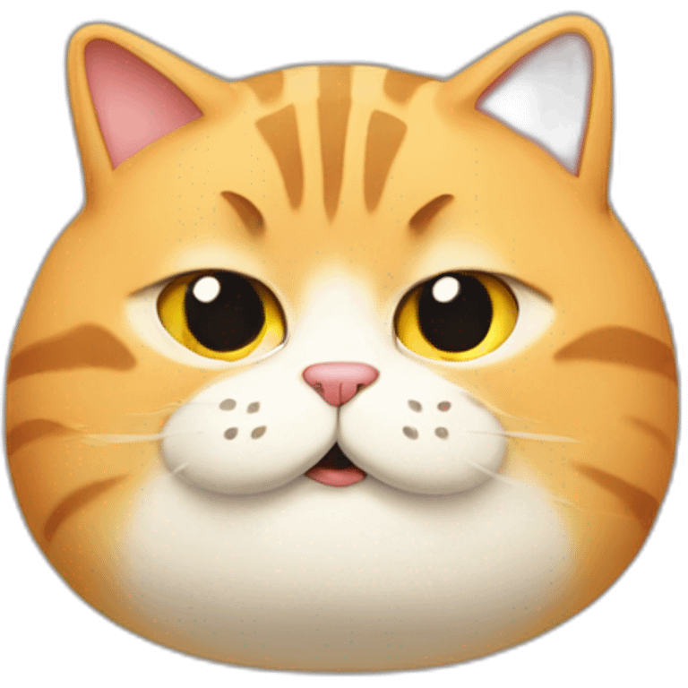 Fat cat emoji