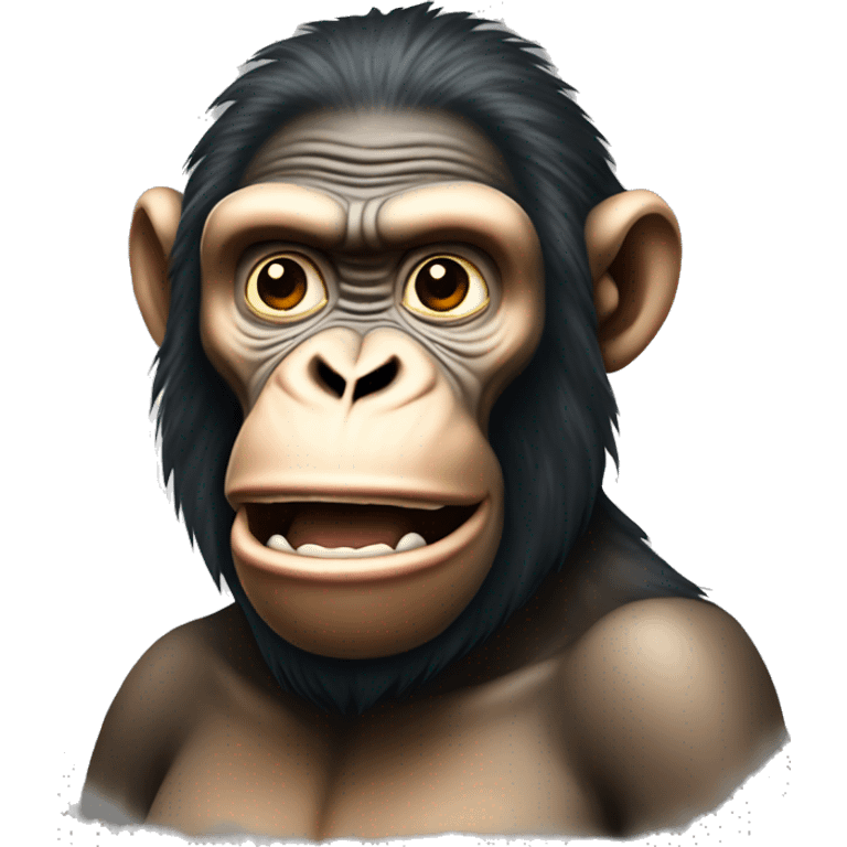 Tiered ape emoji