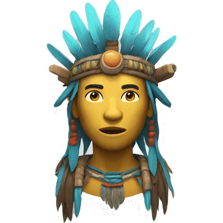 shaman 3d only faces emoji