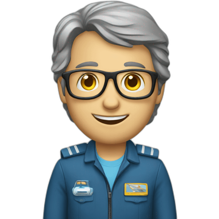 Un aviation geek emoji