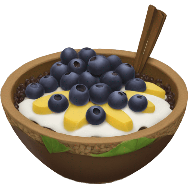 Açai bowl  emoji