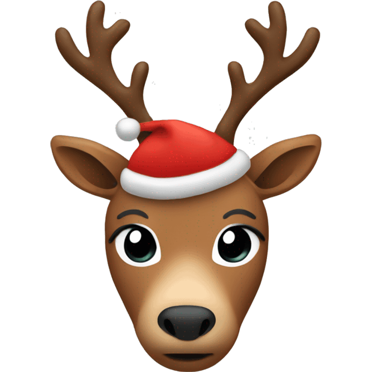 reindeer christmas themed emoji