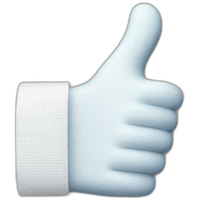 Thumbsup bandage emoji